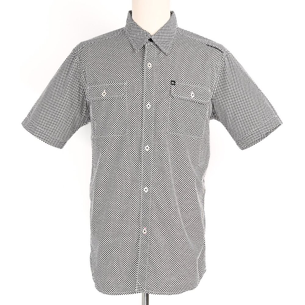 Black and White Checkered (QUICKSLIVER) Button Up Shirt